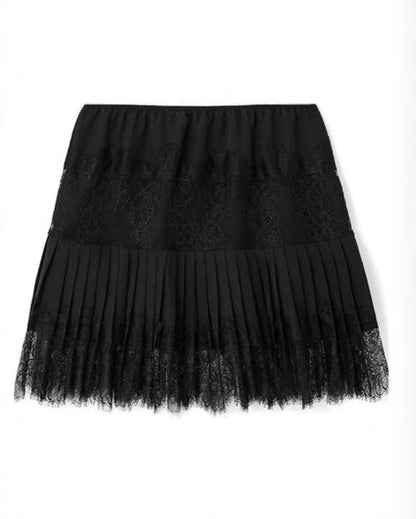 High Waist Lace Skirt