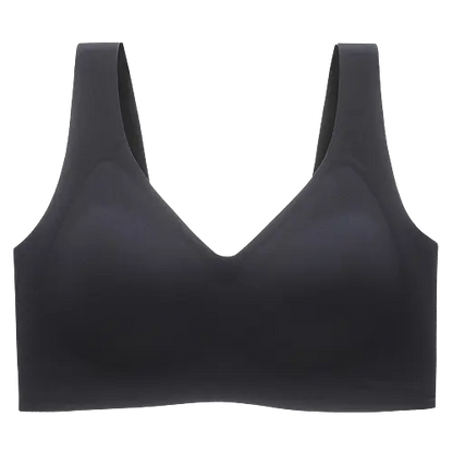 Seamless Wireless V-Neck Jelly Bra Tank Top