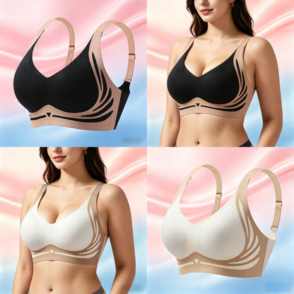 Lifting Anti-Sagging Wire-Free Push-up Bra