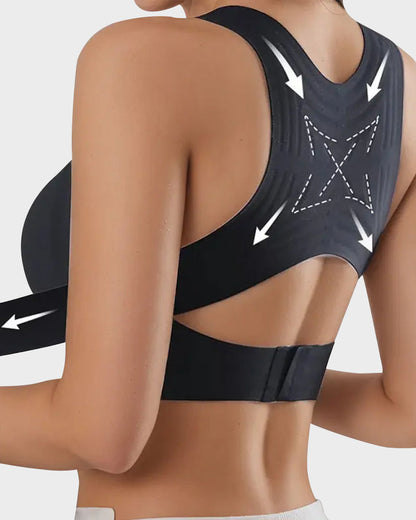 Wireless Cross-Back Posture Bra with Front Closure（2pcs）
