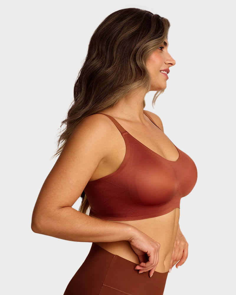 Luxury Satin Seamless Wireless Support Bra