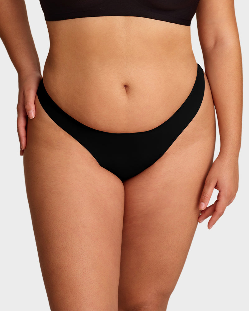 Comfort Seamless Sport Thong Panties (9 Pack)