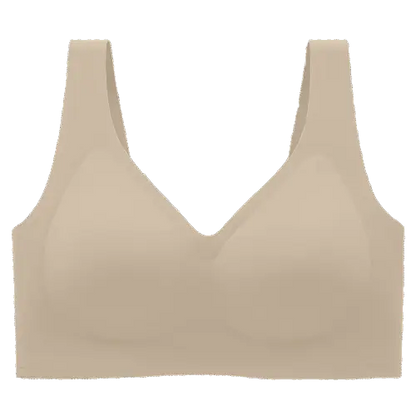 Seamless Wireless V-Neck Jelly Bra Tank Top