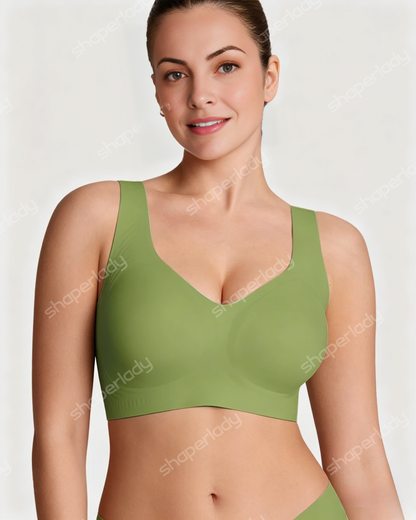 Lifting Wire-Free Antibacterial Jelly Bra