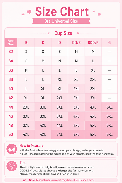 Lifting Wire-Free Antibacterial Jelly Bra