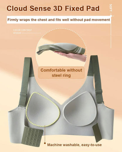 Lifting Anti-Sagging Wire-Free Push-up Bra